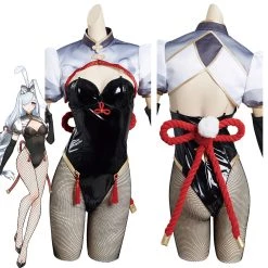 NewCosplay Genshin Impact Shen He Bunny Girls Original Design Cosplay Costume - Cossky®