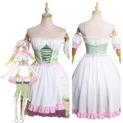 CosplaySky New Arrivals Demon Slayer: Kimetsu No Yaiba Mitsuri Kanroji Lolita Original Design Halloween Cosplay Costume