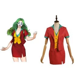 Cossky New Arrivals Joker 2019 Arthur Fleck Female Joker Outfits Original Design Cosplay Costume
