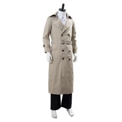 NewCosplay Supernatural Castiel Twill Trench Coat Costume New Arrivals