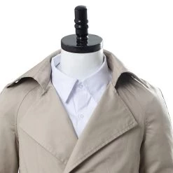 NewCosplay Supernatural Castiel Twill Trench Coat Costume New Arrivals