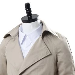 NewCosplay Supernatural Castiel Twill Trench Coat Costume New Arrivals