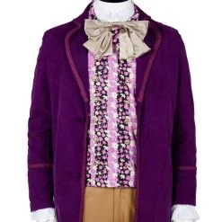 NewCosplay Willy Wonka And The Chocolate Factory 1971 Willy Wonka Outfits Cosplay Costume New Arrivals