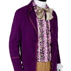 NewCosplay Willy Wonka And The Chocolate Factory 1971 Willy Wonka Outfits Cosplay Costume New Arrivals