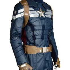 NewCosplay Captain America 2 The Winter Soldier Steve Rogers Uniform Outfit Cosplay Costume
