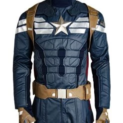 NewCosplay Captain America 2 The Winter Soldier Steve Rogers Uniform Outfit Cosplay Costume