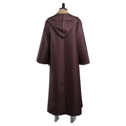 NewCosplay Adult Outfit For Jedi Costume Tunic Hooded Robe Anakin Skywalker Uniform Brown Version