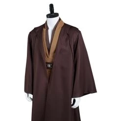 NewCosplay Adult Outfit For Jedi Costume Tunic Hooded Robe Anakin Skywalker Uniform Brown Version