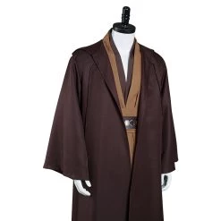 NewCosplay Adult Outfit For Jedi Costume Tunic Hooded Robe Anakin Skywalker Uniform Brown Version