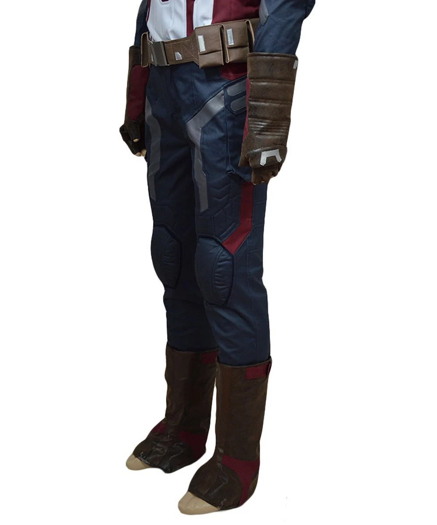 NewCosplay Avengers: Age Of Ultron Captain America Steve Rogers Uniform Outfit Cosplay Costume New Arrivals 5 NewCosplay Avengers: Age Of Ultron Captain America Steve Rogers Uniform Outfit Cosplay Costume New Arrivals