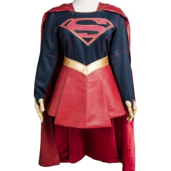 NewCosplay TV & Movie Costumes CBS Supergirl Kara Zor-El Danvers Costume + Cape Cosplay Costume