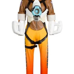 New Cosplaysky New Arrivals Overwatch OW Tracer Lena Oxton Outfit Battle Suit Cosplay Costume