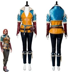 NewCosplay The Witcher 3 Wild Hunt Triss Outfit Cosplay Costume New Arrivals