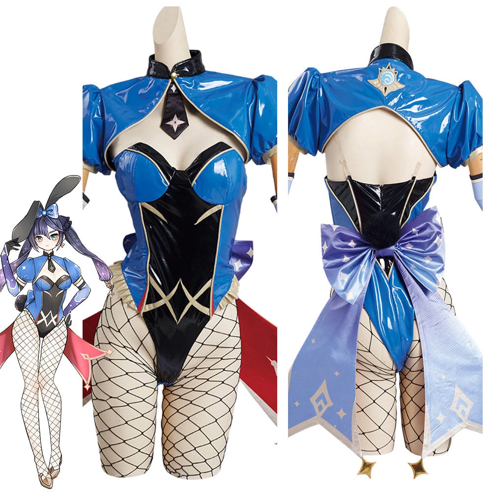 New Arrivals Genshin Impact Mona Bunny Girls Halloween Carnival Original Design Cosplay Costume-Cossky® 3 New Arrivals Genshin Impact Mona Bunny Girls Halloween Carnival Original Design Cosplay Costume-Cossky®