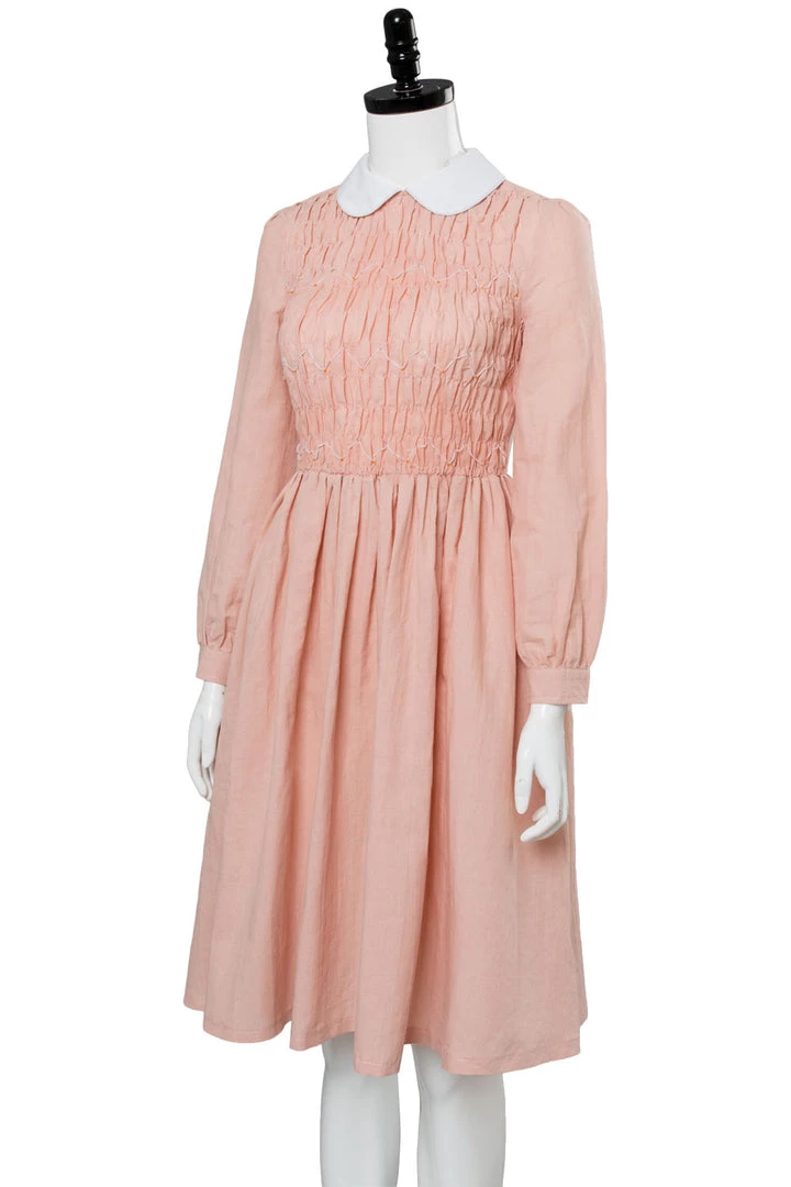 NewCosplay New Arrivals Stranger Things Eleven Millie Bobby Brown Dress Cosplay Costume 4 NewCosplay New Arrivals Stranger Things Eleven Millie Bobby Brown Dress Cosplay Costume