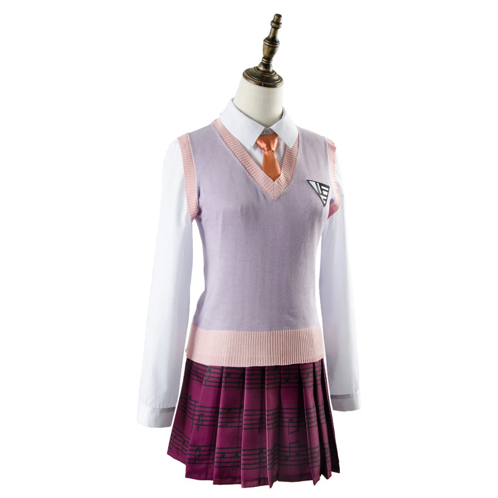 NewCosplay Danganronpa 3 Akamatsu Kaede Outfit Dress Cosplay Costume 5 NewCosplay Danganronpa 3 Akamatsu Kaede Outfit Dress Cosplay Costume