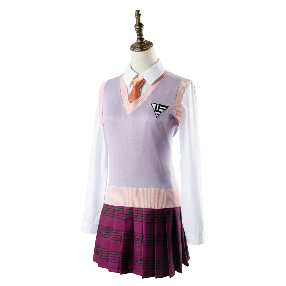 NewCosplay Danganronpa 3 Akamatsu Kaede Outfit Dress Cosplay Costume 7 NewCosplay Danganronpa 3 Akamatsu Kaede Outfit Dress Cosplay Costume