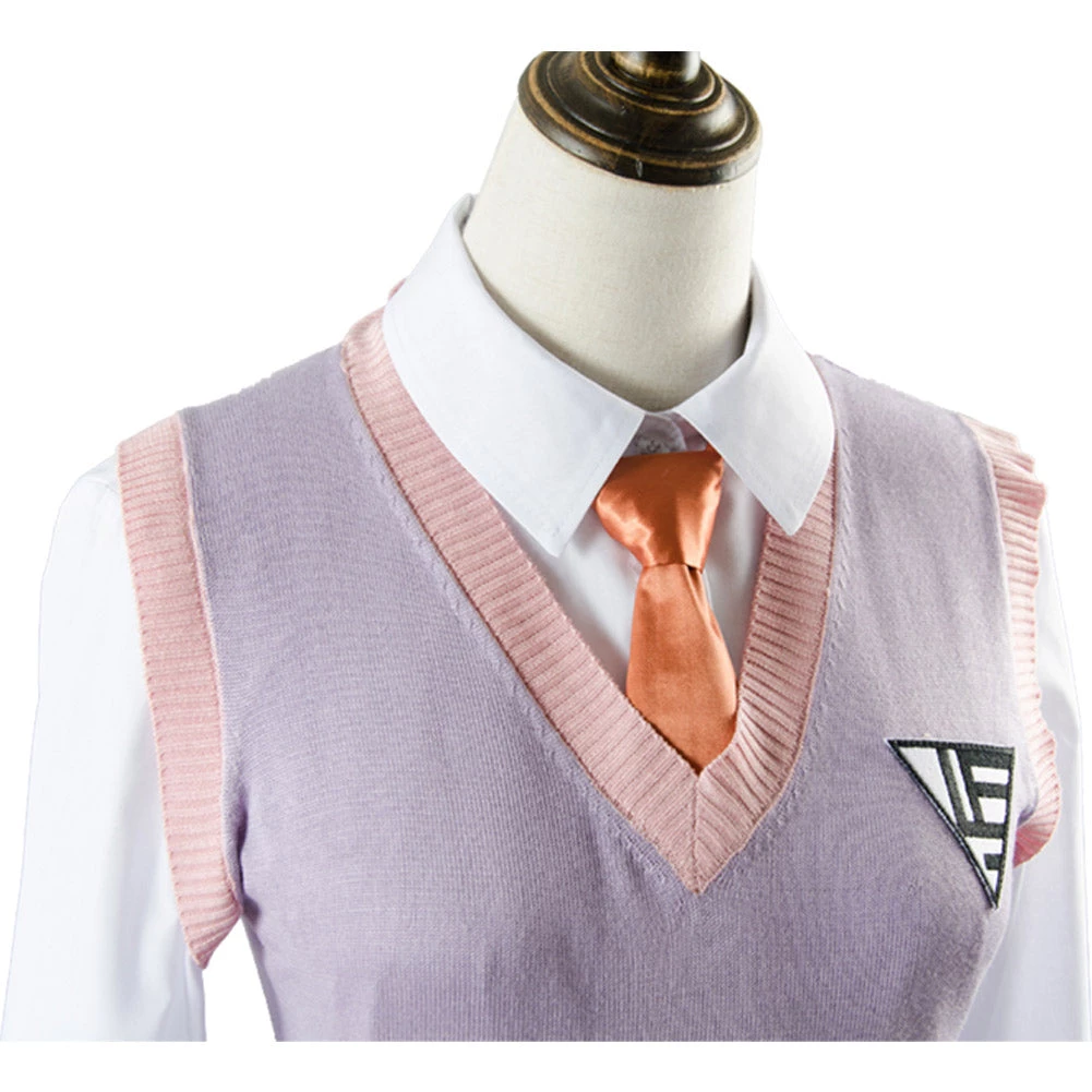 NewCosplay Danganronpa 3 Akamatsu Kaede Outfit Dress Cosplay Costume 9 NewCosplay Danganronpa 3 Akamatsu Kaede Outfit Dress Cosplay Costume