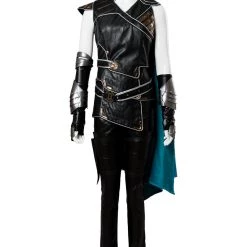 New Cosplaysky Thor Ragnarok Valkyrie Costume Whole Set Female Halloween Cosplay Outfit