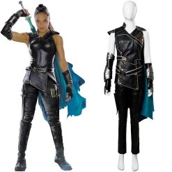 New Cosplaysky Thor Ragnarok Valkyrie Costume Whole Set Female Halloween Cosplay Outfit