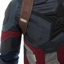 New Cosplaysky Avengers 3 : Infinity War Captain America Steven Rogers Outfit Uniform Suit Cosplay Costume NEW