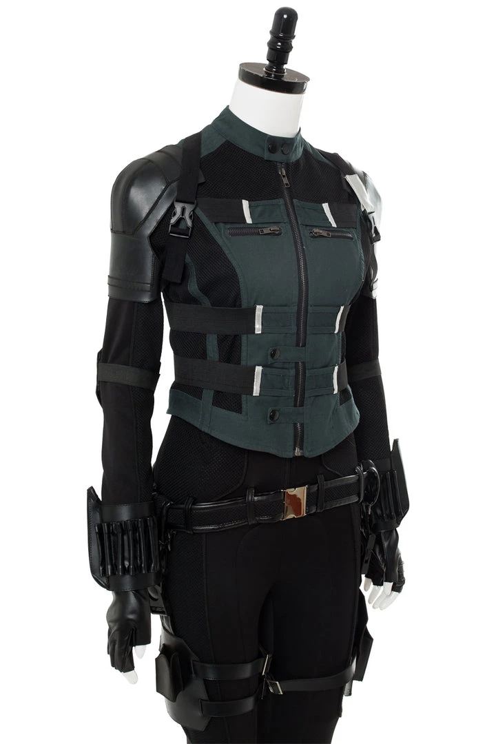 New Cosplaysky New Arrivals Avengers 3 :Infinity War Black Widow Natasha Romanoff Outfit Cosplay Costume Whole Set 13 New Cosplaysky New Arrivals Avengers 3 :Infinity War Black Widow Natasha Romanoff Outfit Cosplay Costume Whole Set