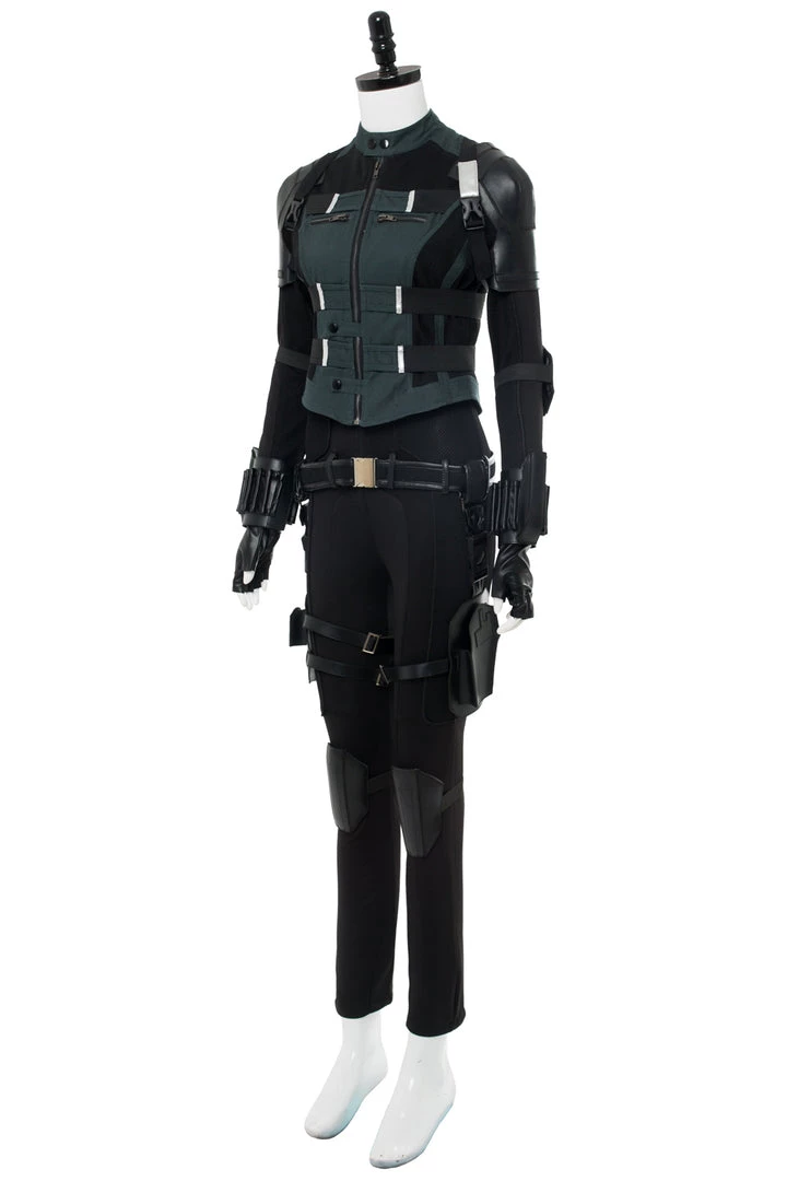 New Cosplaysky New Arrivals Avengers 3 :Infinity War Black Widow Natasha Romanoff Outfit Cosplay Costume Whole Set 6 New Cosplaysky New Arrivals Avengers 3 :Infinity War Black Widow Natasha Romanoff Outfit Cosplay Costume Whole Set