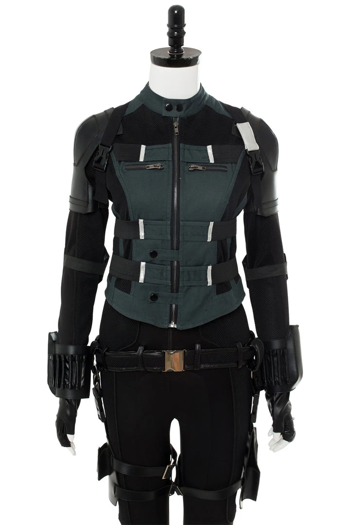 New Cosplaysky New Arrivals Avengers 3 :Infinity War Black Widow Natasha Romanoff Outfit Cosplay Costume Whole Set 11 New Cosplaysky New Arrivals Avengers 3 :Infinity War Black Widow Natasha Romanoff Outfit Cosplay Costume Whole Set