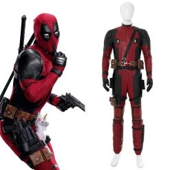 New Cosplaysky Deadpool 2 Deadpool Coat Pants Oufit Halloween Carnival Suit Cosplay Costume New Arrivals
