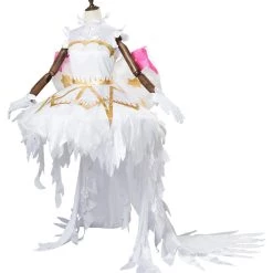 New Cosplaysky Cardcaptor Sakura:Clear Card Sakura Kinomoto Snow Angel Fancy Dress Cosplay Costume 18 New Cosplaysky Cardcaptor Sakura:Clear Card Sakura Kinomoto Snow Angel Fancy Dress Cosplay Costume