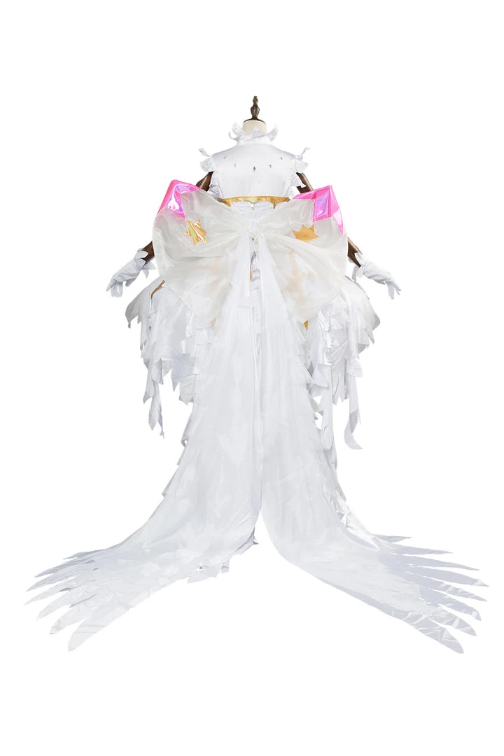 New Cosplaysky Cardcaptor Sakura:Clear Card Sakura Kinomoto Snow Angel Fancy Dress Cosplay Costume 7 New Cosplaysky Cardcaptor Sakura:Clear Card Sakura Kinomoto Snow Angel Fancy Dress Cosplay Costume