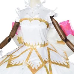 New Cosplaysky Cardcaptor Sakura:Clear Card Sakura Kinomoto Snow Angel Fancy Dress Cosplay Costume 21 New Cosplaysky Cardcaptor Sakura:Clear Card Sakura Kinomoto Snow Angel Fancy Dress Cosplay Costume