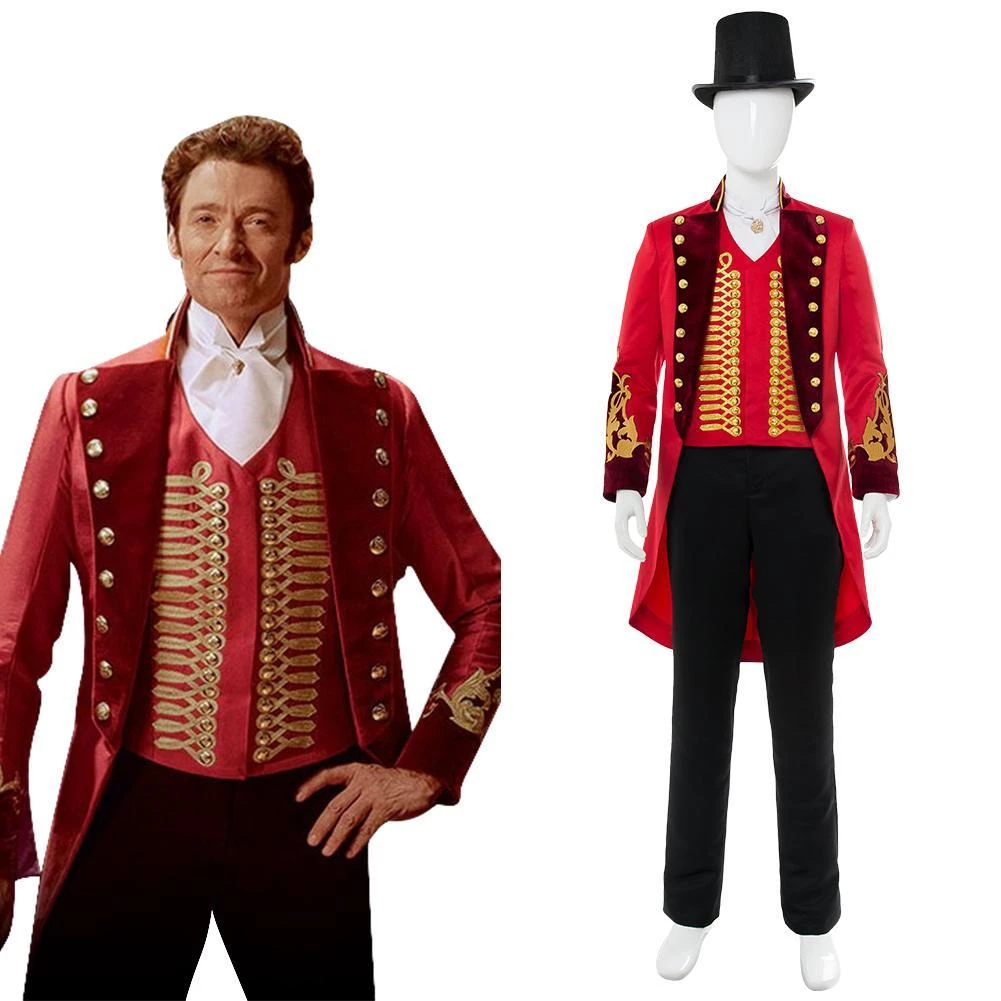 New Cosplaysky The Greatest Showman P.T. Barnum Red Suit Cosplay Costume New Arrivals 3 New Cosplaysky The Greatest Showman P.T. Barnum Red Suit Cosplay Costume New Arrivals
