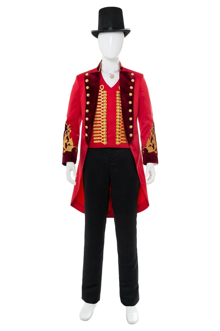 New Cosplaysky The Greatest Showman P.T. Barnum Red Suit Cosplay Costume New Arrivals 4 New Cosplaysky The Greatest Showman P.T. Barnum Red Suit Cosplay Costume New Arrivals