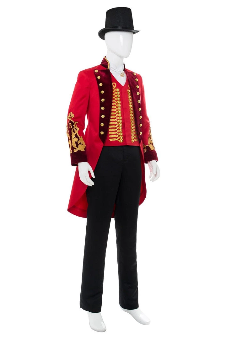 New Cosplaysky The Greatest Showman P.T. Barnum Red Suit Cosplay Costume New Arrivals 7 New Cosplaysky The Greatest Showman P.T. Barnum Red Suit Cosplay Costume New Arrivals