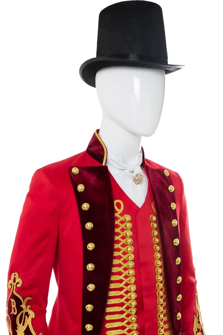 New Cosplaysky The Greatest Showman P.T. Barnum Red Suit Cosplay Costume New Arrivals 10 New Cosplaysky The Greatest Showman P.T. Barnum Red Suit Cosplay Costume New Arrivals