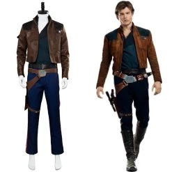 NewCosplay New Arrivals Solo: A Star Wars Story Han Solo Outfit Jacket Suit Cosplay Costume