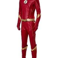 New Cosplaysky The Flash Season 4 Barry Allen Flash Outfit Suit Cosplay Costume New Arrivals
