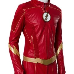 New Cosplaysky The Flash Season 4 Barry Allen Flash Outfit Suit Cosplay Costume New Arrivals