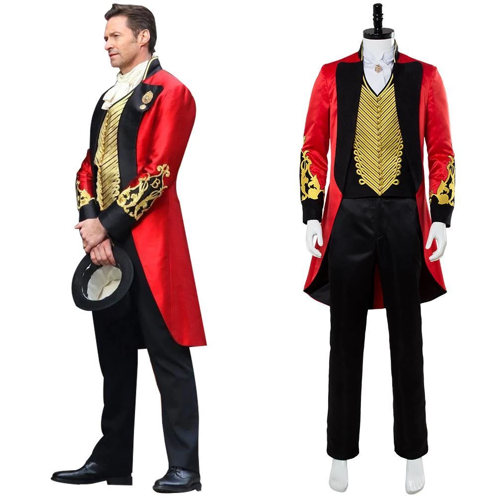 New Cosplaysky New Arrivals 2018 Movie The Greatest Showman P.T. Barnum Cosplay Costume Version Two 3 New Cosplaysky New Arrivals 2018 Movie The Greatest Showman P.T. Barnum Cosplay Costume Version Two