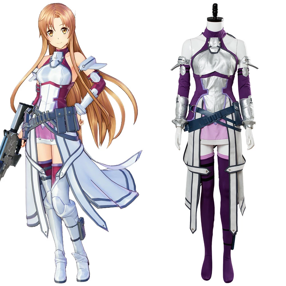 New Cosplaysky Sword Art Online:Fatal Bullet Asuna Outfit Cosplay Costume 3 New Cosplaysky Sword Art Online:Fatal Bullet Asuna Outfit Cosplay Costume