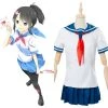 New Cosplaysky Yandere Simulator Ayano Aishi Yandere-chan School Uniform Cosplay Costume 1 New Cosplaysky Yandere Simulator Ayano Aishi Yandere-chan School Uniform Cosplay Costume