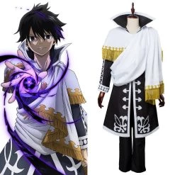 New Cosplaysky Fairy Tail Season 5 Zeref Dragneel Emperor Outfit Cosplay Costume New Arrivals
