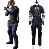 New Cosplaysky New Arrivals Video Game Resident Evil 2 Remake Re Leon Scott Kennedy Outfit Cosplay Costume