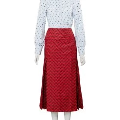 New Cosplaysky 2018 Mary Poppins Returns Costume Mary Poppins Dress Hat Red Version