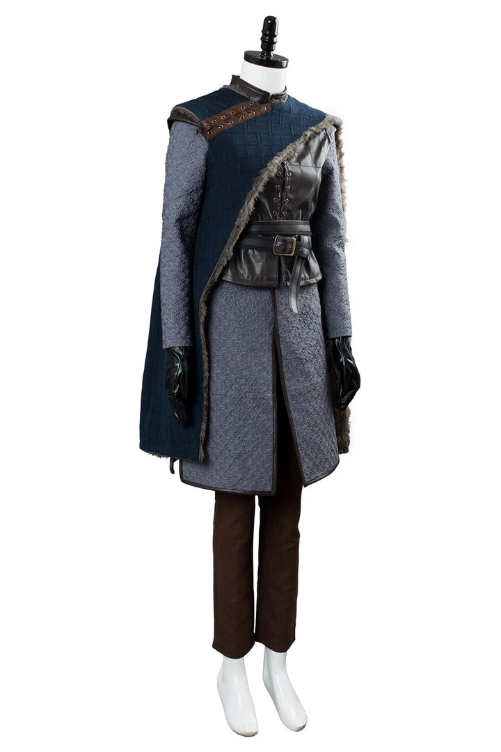 CosplaySky Game Of Thrones Season 8 S8 Arya Stark Outfit Cosplay Costume New Arrivals 17 CosplaySky Game Of Thrones Season 8 S8 Arya Stark Outfit Cosplay Costume New Arrivals
