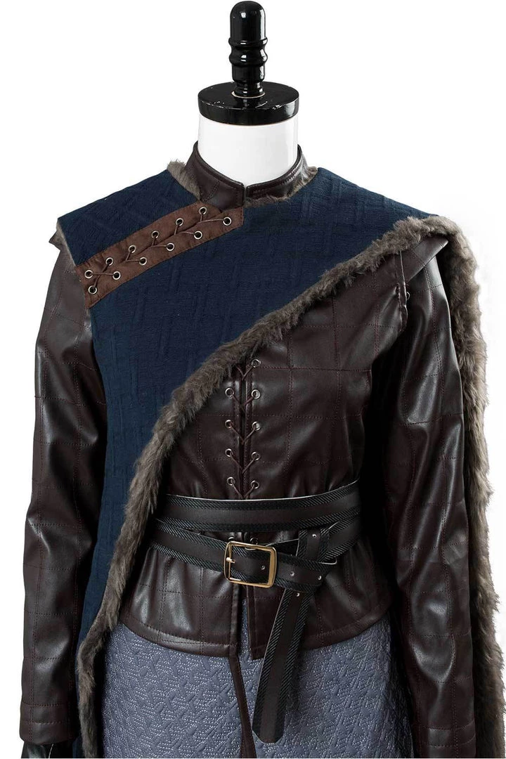 CosplaySky Game Of Thrones Season 8 S8 Arya Stark Outfit Cosplay Costume New Arrivals 11 CosplaySky Game Of Thrones Season 8 S8 Arya Stark Outfit Cosplay Costume New Arrivals