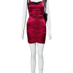 CosplaySky Resident Evil 2 Remake Re Ada Wong/Wang Trenchcoat Red Dress Cosplay Costume