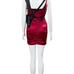 CosplaySky Resident Evil 2 Remake Re Ada Wong/Wang Trenchcoat Red Dress Cosplay Costume