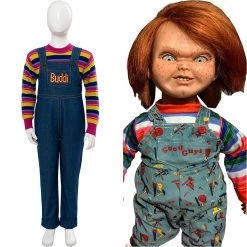 CosplaySky Child's Play 2019 Chucky Kids Children Cosplay Costume New Arrivals